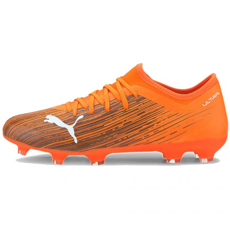 Botas de fútbol Puma Ultra 3.1 Fg Ag M 106086 01 multicolor naranjas y tintos