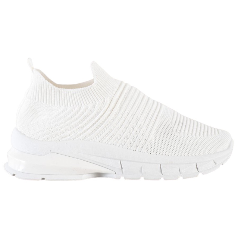 SHELOVET Zapatillas sin cordones textiles blanco