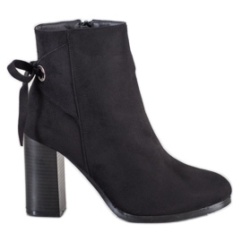 Goodin Botas con encuadernación decorativa negro