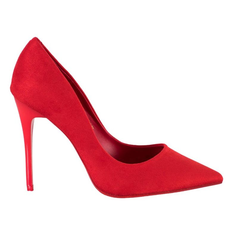 Queentina Stilettos rojos con ante Queentina Stilettos rojos con ante