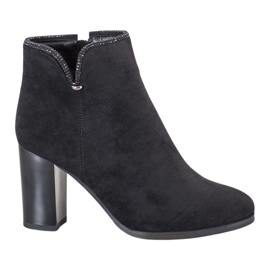 Goodin Botas elegantes con cristales negro
