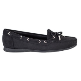 SHELOVET Mocasines negros casuales