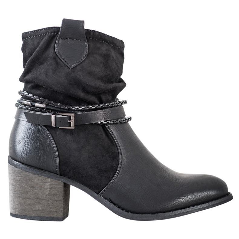 Goodin Vaqueras con rayas decorativas negro