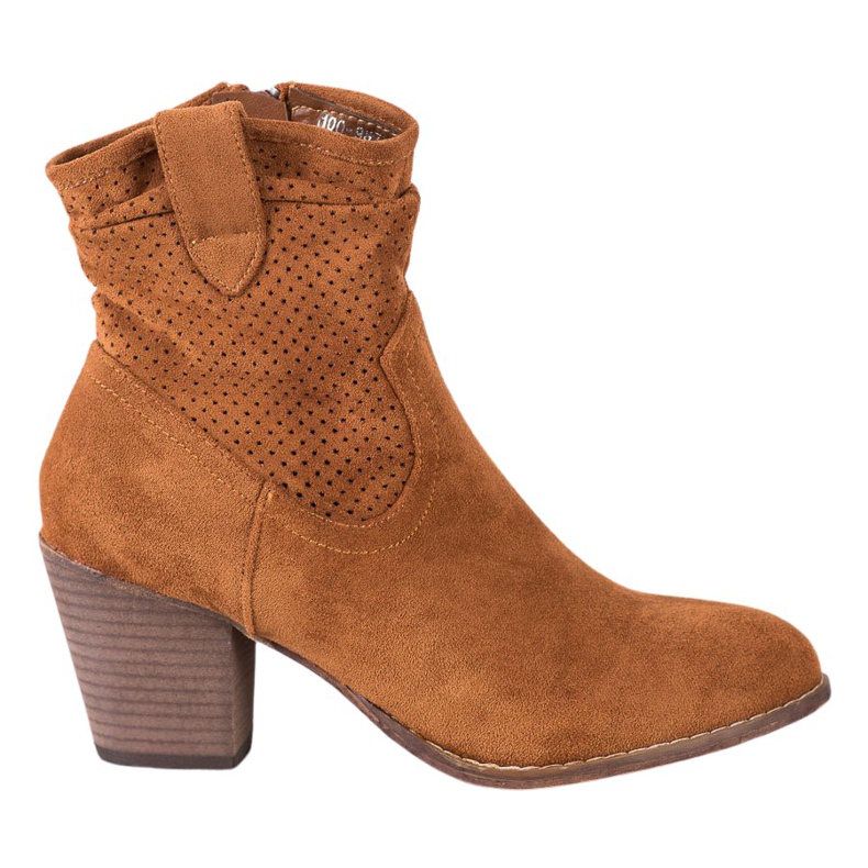 Bestelle Botas camperas clásicas caladas marrón