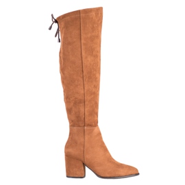 Botas de ante VINCEZA marrón