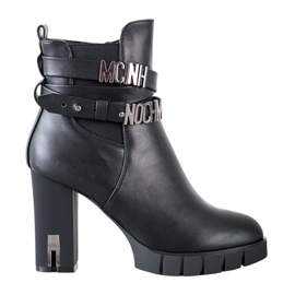 Botas de moda en el post VINCEZA negro Botas de moda en el post VINCEZA negro
