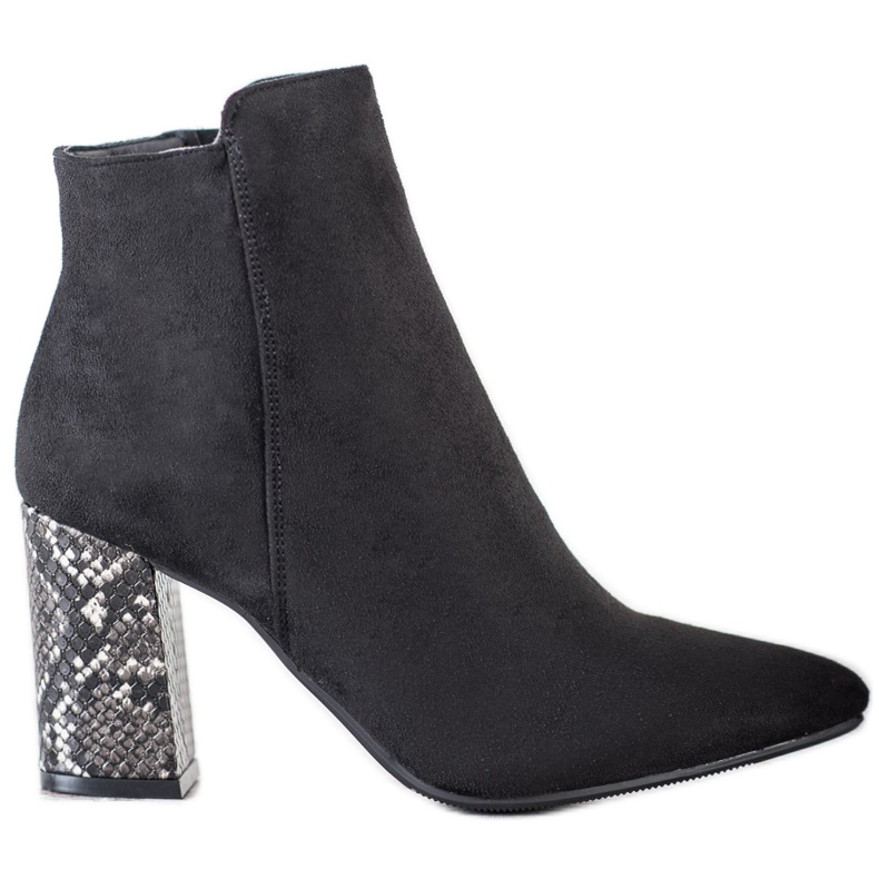 Botas con motivo de serpiente VINCEZA negro
