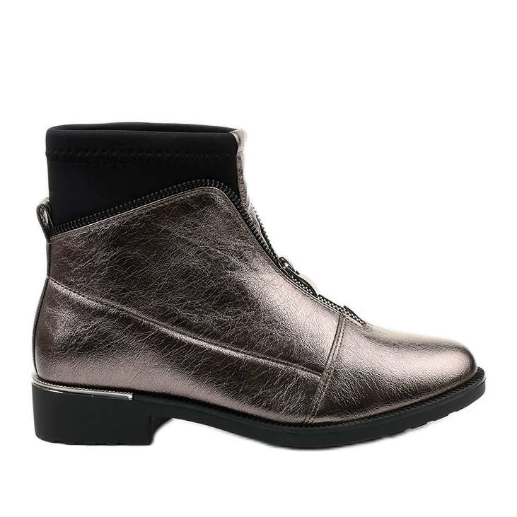 Botas de mujer grises con letras Tyrell