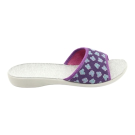 Zapatos de mujer befado pu 300D042 violeta azul gris
