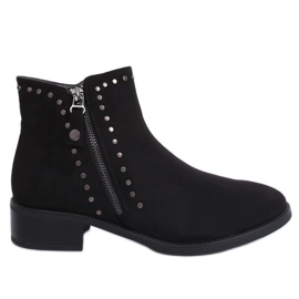 Botines Chelsea negros para mujer 5637 Negro