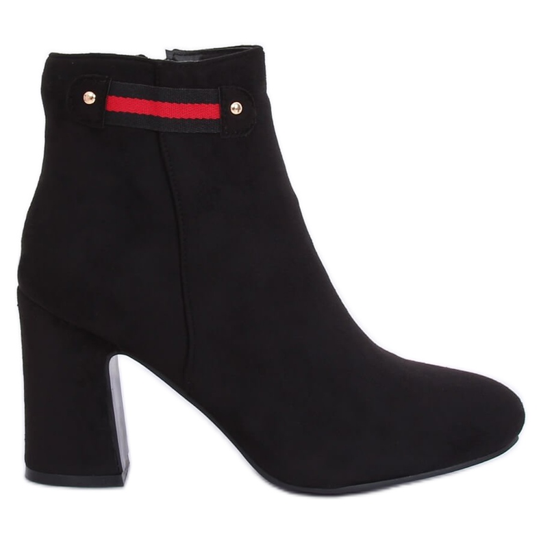 Botas negras de tacón B8982 Negro