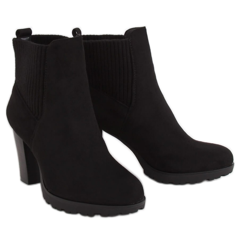 Botas de tacón de mujer negras Z1110 Black negro Botas de tacón de mujer negras Z1110 Black negro