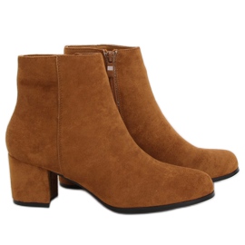 Camel L7196A Botas de tacón bajo camel marrón Camel L7196A Botas de tacón bajo camel marrón