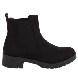 Botines Chelsea negros para mujer JY2000 Negro