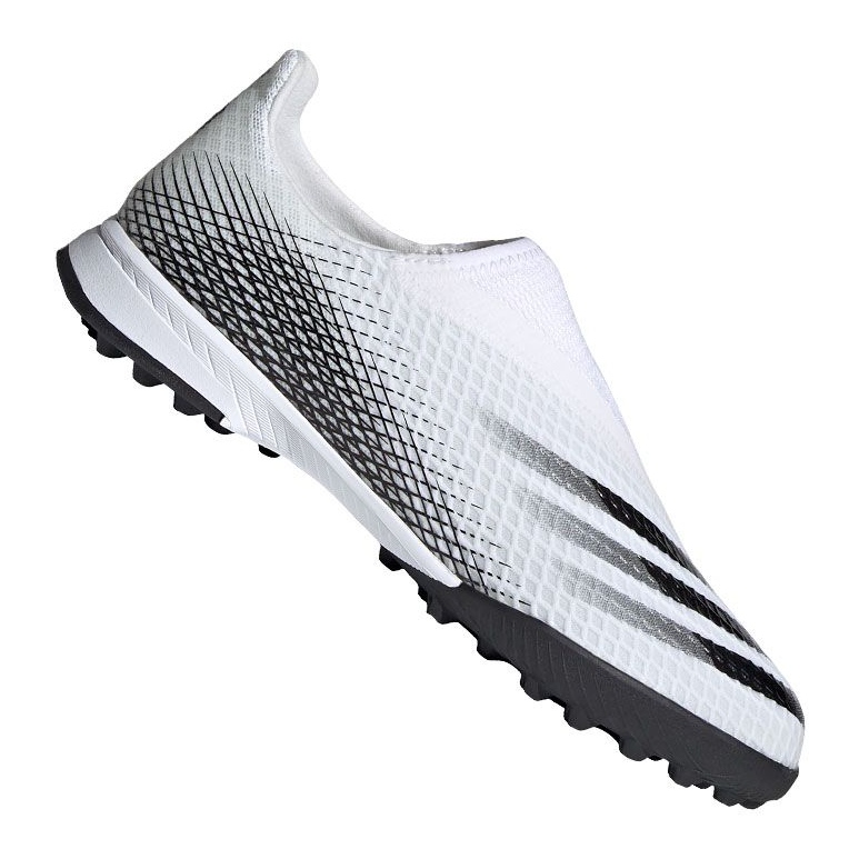 Botas de fútbol adidas X Ghosted.3 Ll Tf M EG8158 gris / plata, blanco, gris / plata blanco