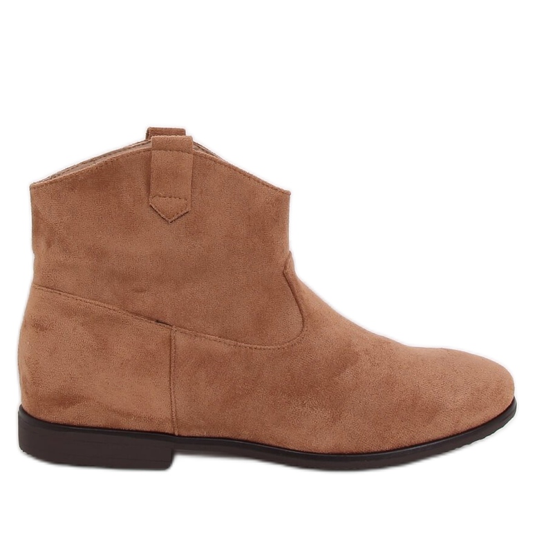 Botas camperas planas beige TX-1876