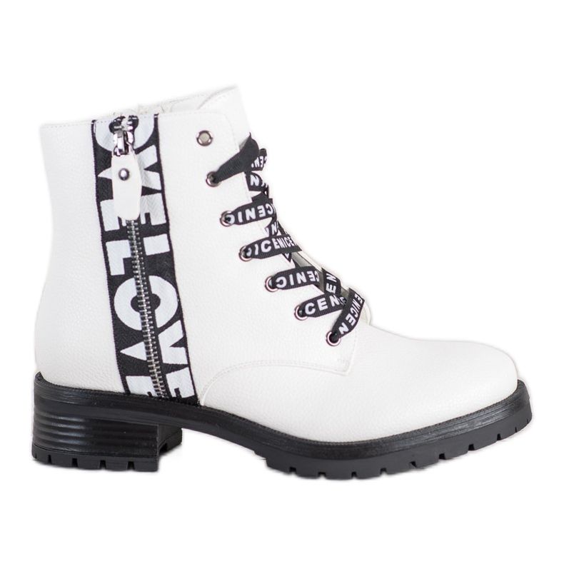 Botas de Eco Piel VINCEZA blanco