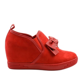 Zapatillas rojas con lazo Tifi rojo