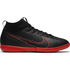 Zapatillas de fútbol Nike Mercurial Superfly 7 Academy Ic Jr AT8135 060 gris negro