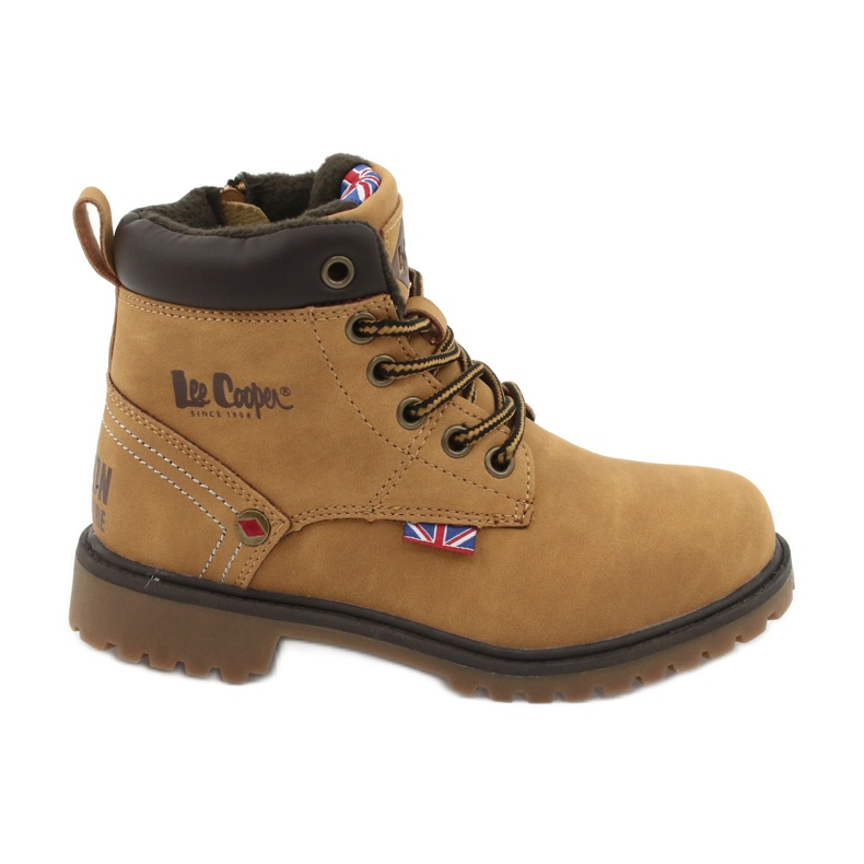 Lee Cooper KID CAMEL Trappers atados con cremallera amarillo Lee Cooper KID CAMEL Trappers atados con cremallera amarillo