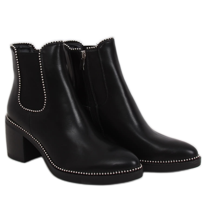 Botines Chelsea negros, negro 15671 Negro