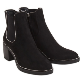 Botines Chelsea negros, negro 15672 Negro