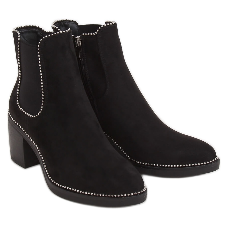 Botines Chelsea negros, negro 15672 Negro
