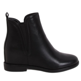 Botines Chelsea negros con tacones ocultos 0-361 Negro