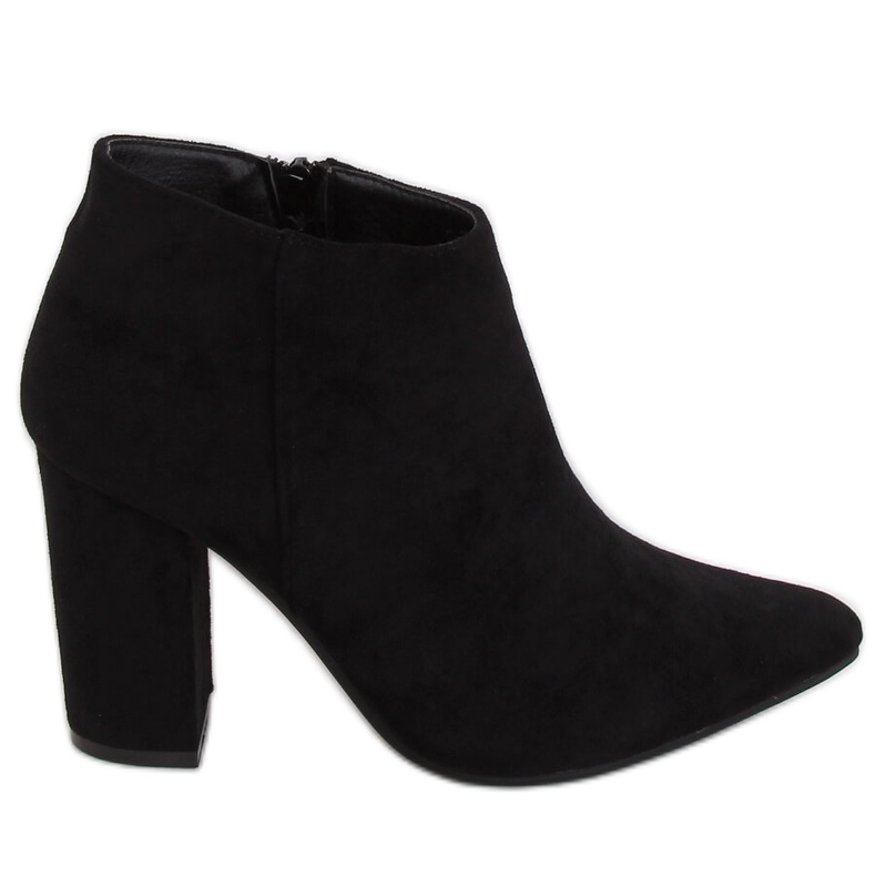 Zapatos en el poste negro G-7668 Negro