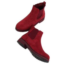 Botas de mujer granate F-3799 Wine rojo