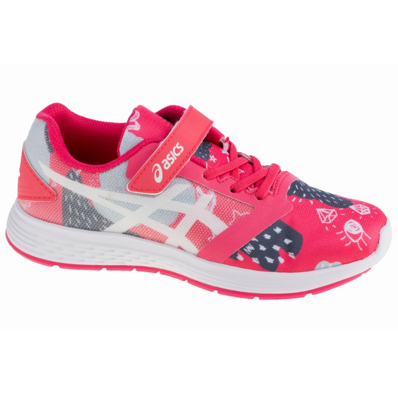 Asics Patriot 11 Ps Sp Jr 1014A051-700 negro rosado Asics Patriot 11 Ps Sp Jr 1014A051-700 negro rosado