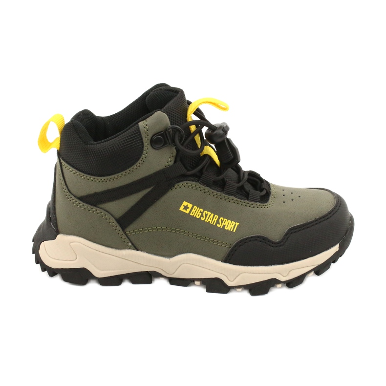 Big Star Altos zapatos deportivos para niños Verde/Caki GG374047