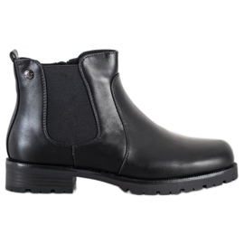 Groto Gogo Botines Chelsea con Cremalleras negro