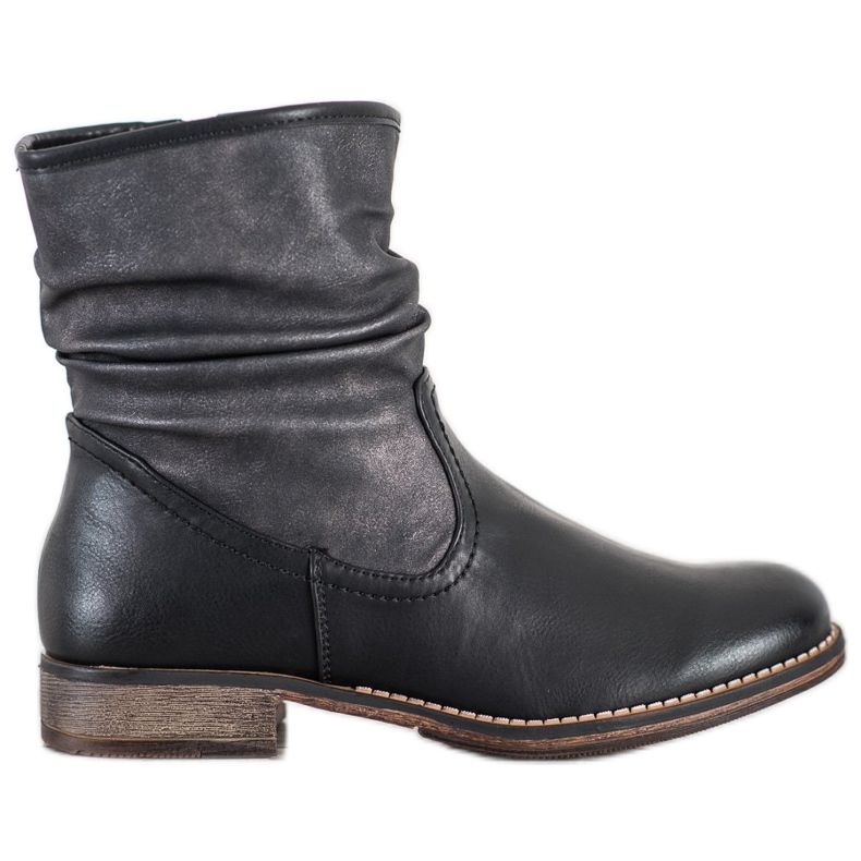 SHELOVET Botas planas con aislamiento negro SHELOVET Botas planas con aislamiento negro