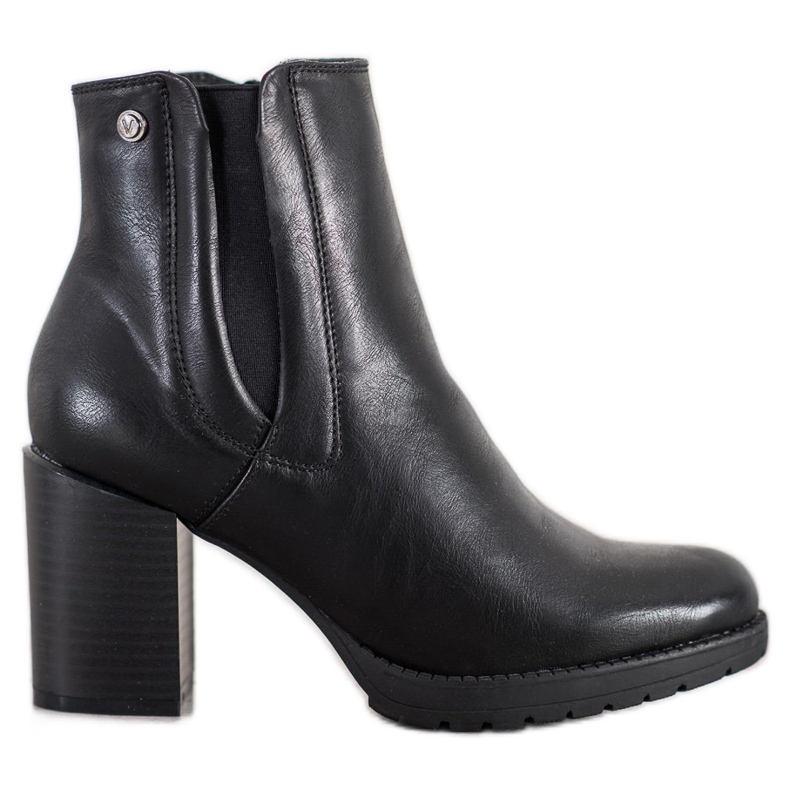 Weide Botas cómodas en un poste negro