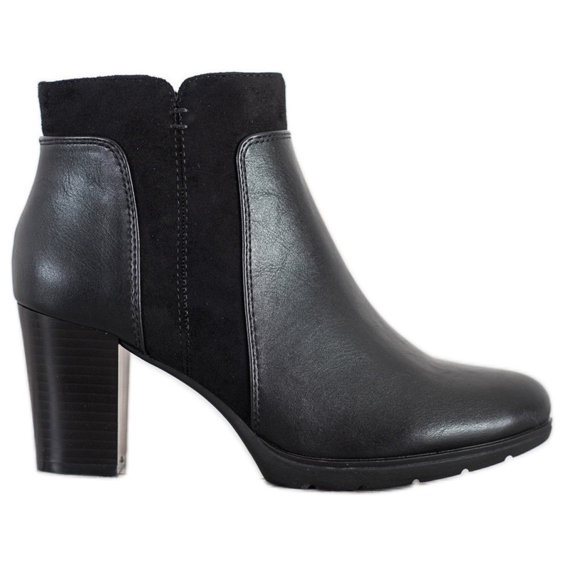SHELOVET Botas en un poste negro SHELOVET Botas en un poste negro