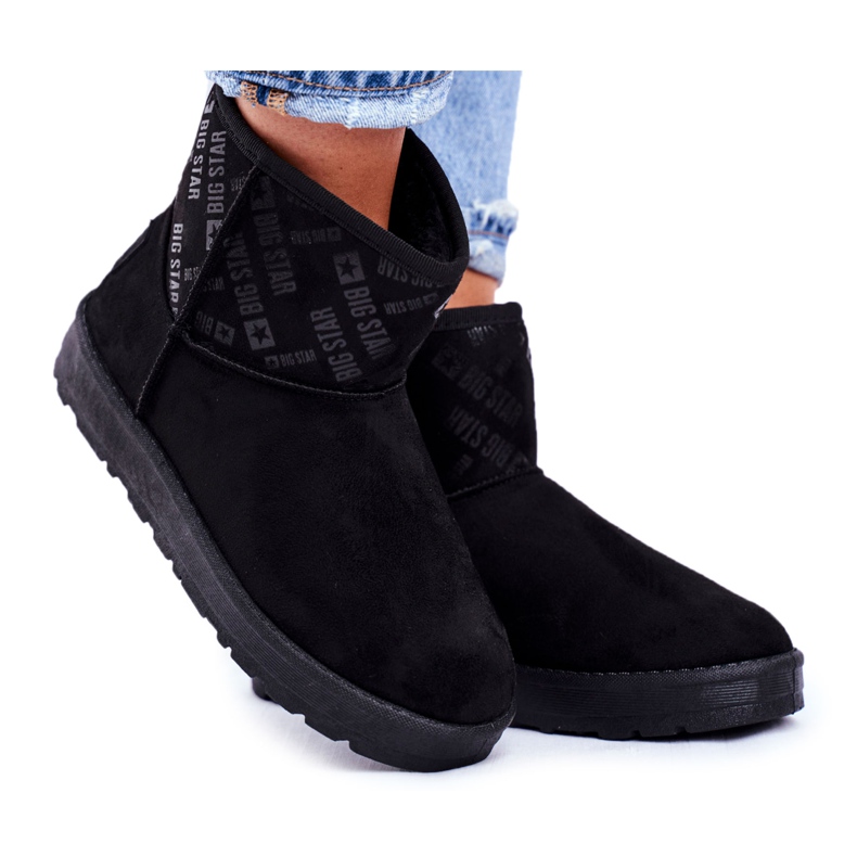 Botas de nieve cálidas negras para mujer Big Star GG274556 negro