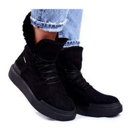 Botas de nieve para mujer Big Star Black GG274990 negro