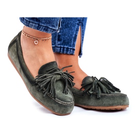 Mocasines Mujer Maciejka Leather Olive 04830-24 verde