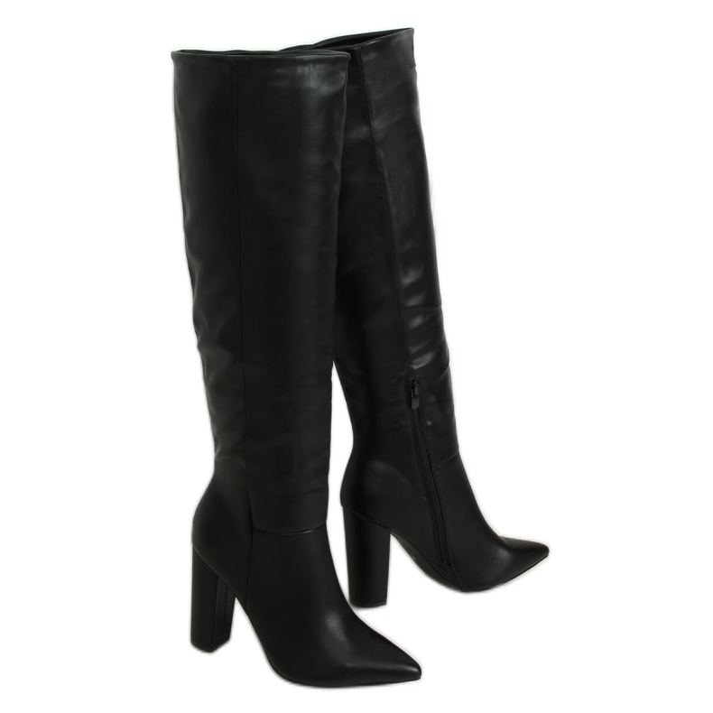 Botas sobre el poste negro RB42P Negro