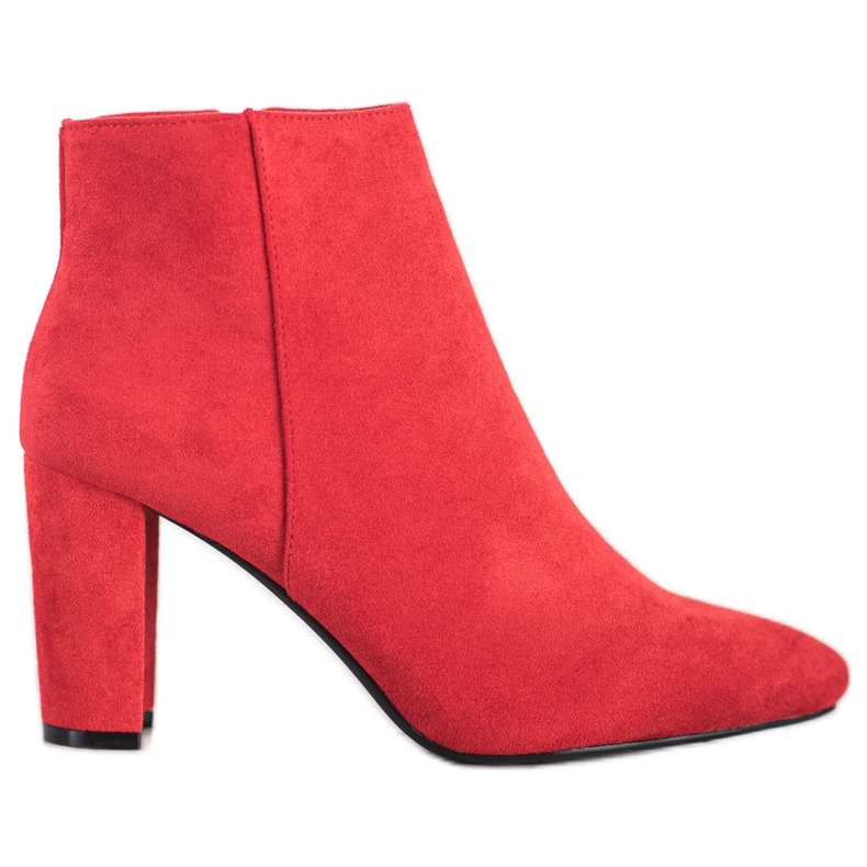 Sergio Leone Botas de ante rojas rojo