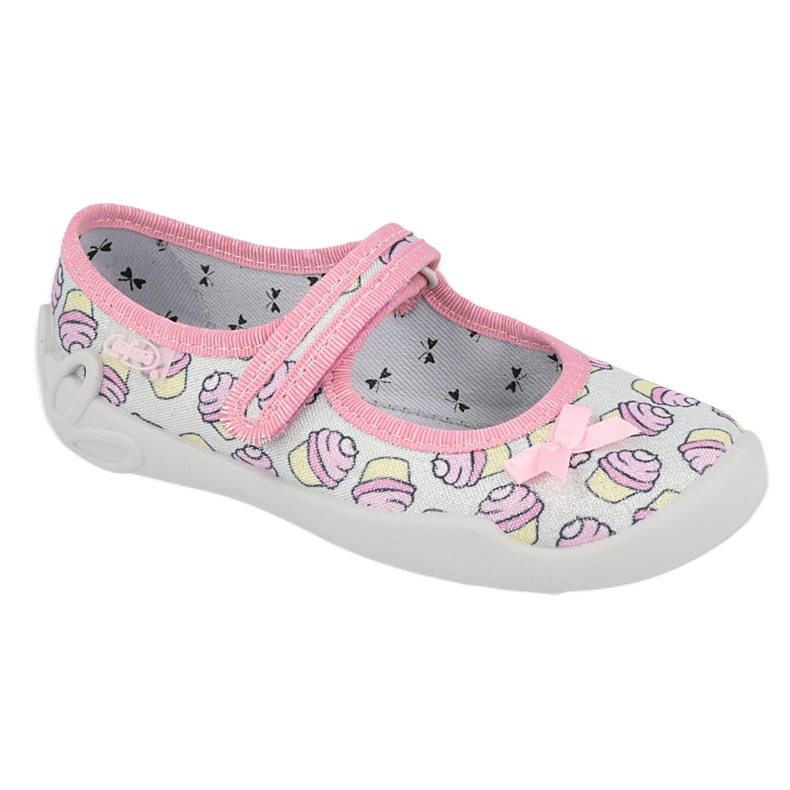 Calzado infantil befado 114X390 rosado plata gris amarillo