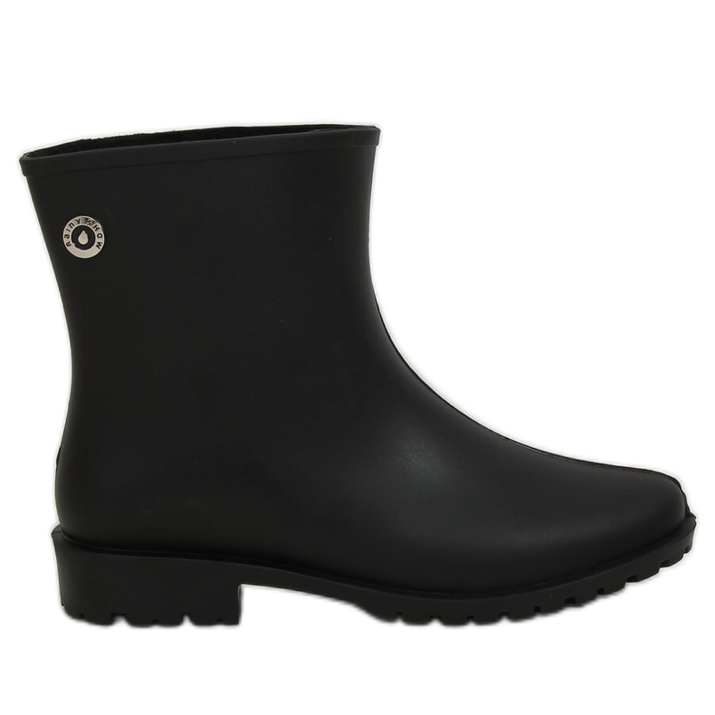 Negro DC11 Chanclos de mujer negros mate