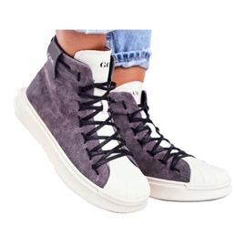 Zapatos Deportivos Mujer Piel GOE Gris GG2N3049