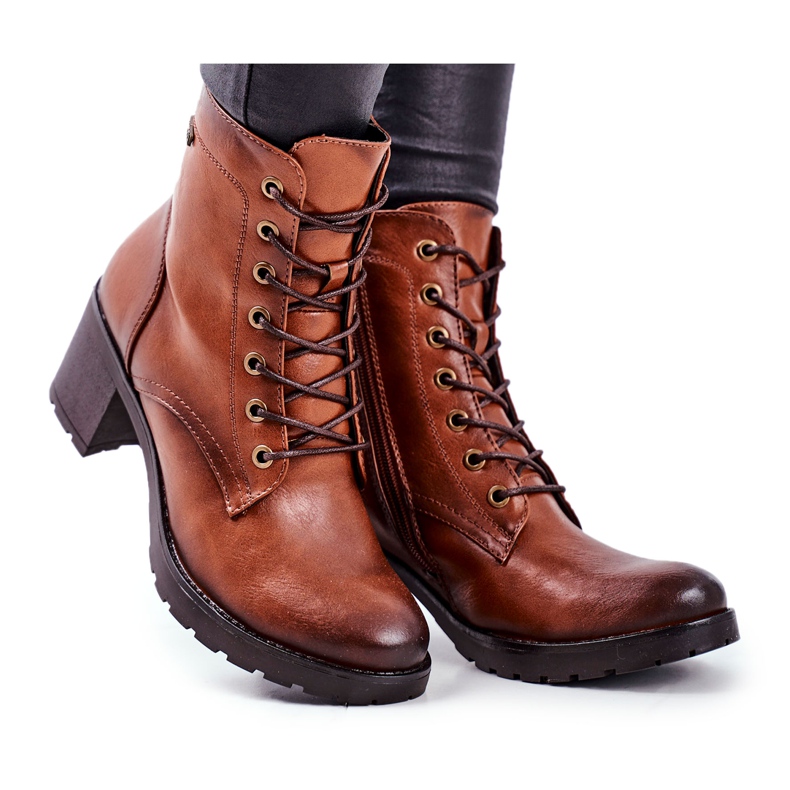 Vinceza Botas de Mujer en Tacón Alto Fibra Marrón Vinceza Botas de Mujer en Tacón Alto Fibra Marrón