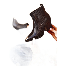 Botas De Mujer Con Tacón Negro Cowboys Atticus