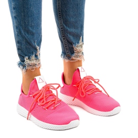 Zapatillas deportivas rosa F04-4