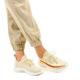 Zapatillas deportivas beige HB-48 Zapatillas deportivas beige HB-48