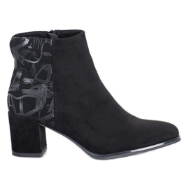 Sergio Leone Botas calentitas con estampado negro