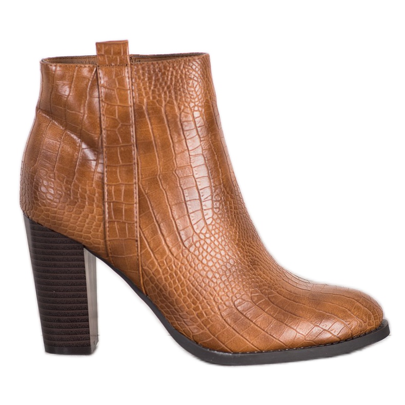 Seastar Botas de cuero ecológico marrón
